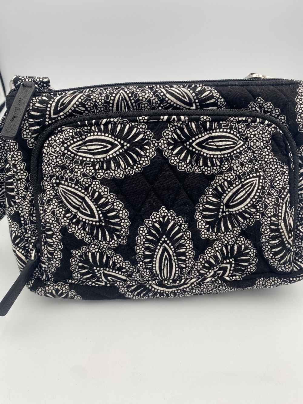 Vera Bradley Blanco Bouquet Quilted CrossbodyBag Retired Teardrop/Paisley